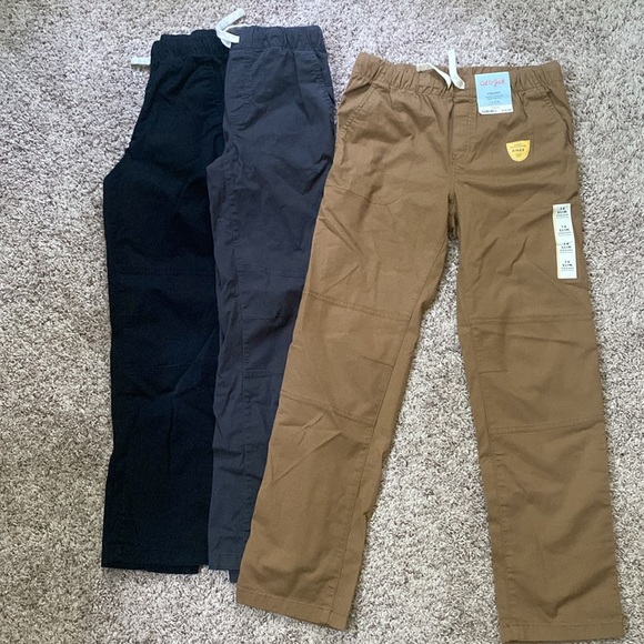 Boys Cat & Jack Stretch Straight Fit Woven Pull on pants size 14 slim - Picture 6 of 11
